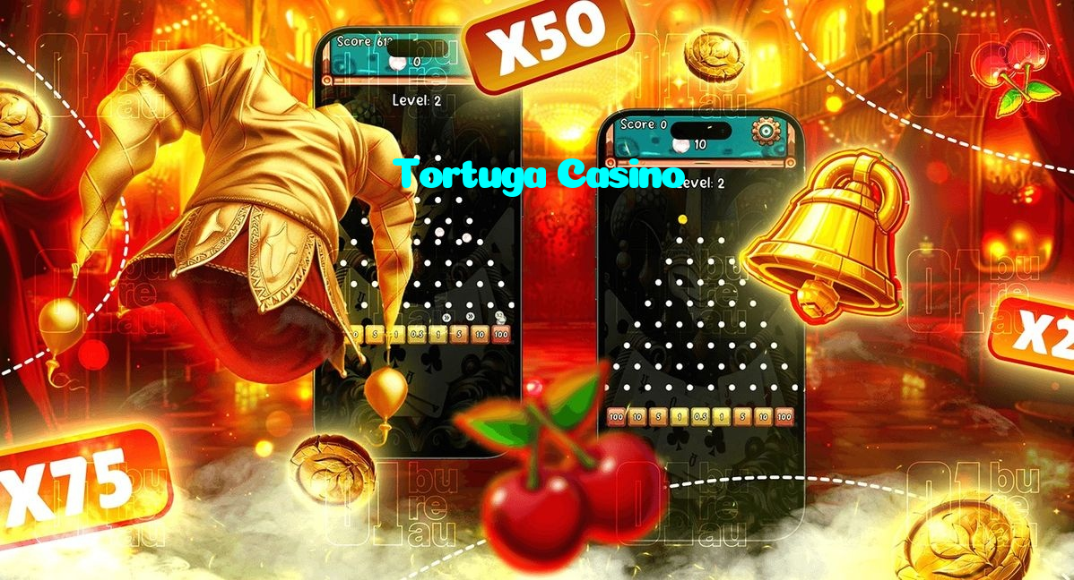 Tortuga Casino casino presented on mobile device in Pakistan with slots and live games